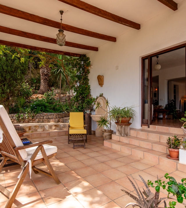 Resa Estates Ibiza Can Furnet villa to renovate for sale views . terrace main .jpg